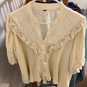 Free People Lace Blouse